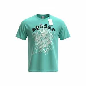Buy Sp5der OG Web V2 Tee 'Cyan' - TE013SS25CYA